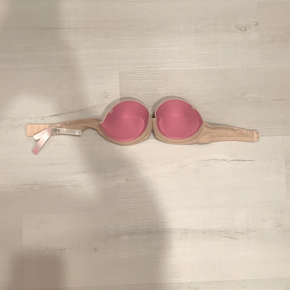 PINK, Victoria’s Secret strapless push-up bra. - Picture 2 of 7